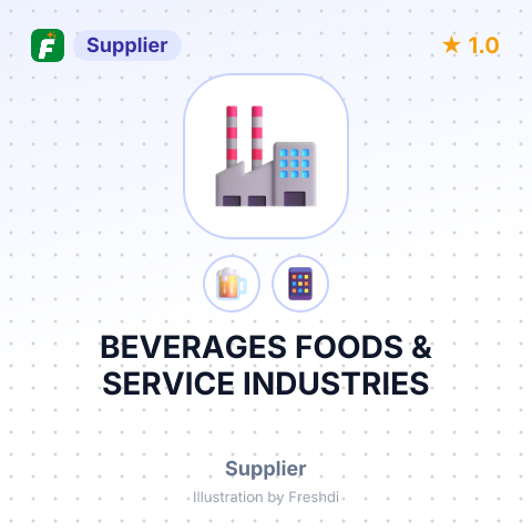 BEVERAGES FOODS & SERVICE INDUSTRIES – summary card, no photo uploaded yet