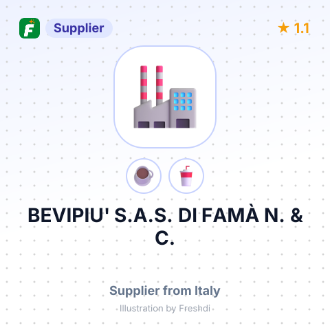 BEVIPIU' S.A.S. DI FAMÀ N. & C. – summary card, no photo uploaded yet