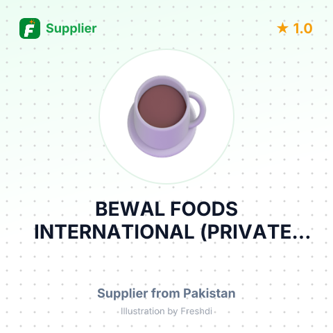 BEWAL FOODS INTERNATIONAL (PRIVATE) LIMITED – summary card, no photo uploaded yet