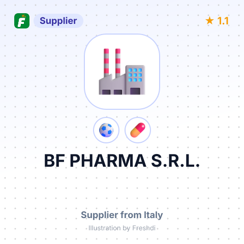 BF PHARMA S.R.L. – summary card, no photo uploaded yet