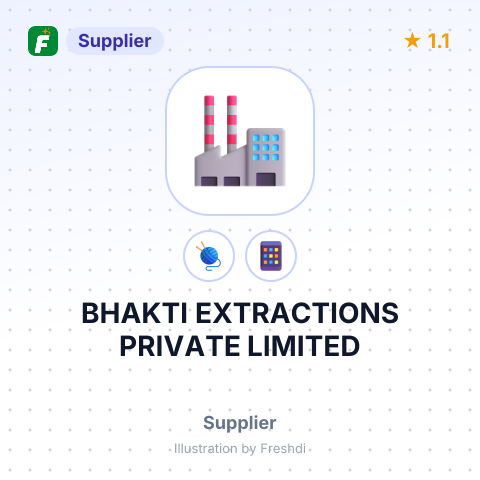 BHAKTI EXTRACTIONS PRIVATE LIMITED – summary card, no photo uploaded yet