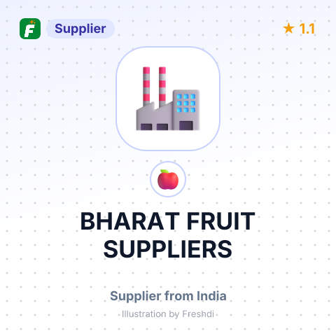 BHARAT FRUIT SUPPLIERS – summary card, no photo uploaded yet