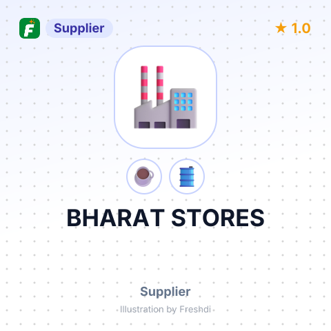 BHARAT STORES – summary card, no photo uploaded yet