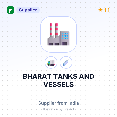 BHARAT TANKS AND VESSELS – summary card, no photo uploaded yet