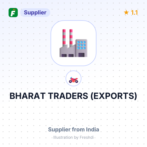BHARAT TRADERS (EXPORTS) – summary card, no photo uploaded yet