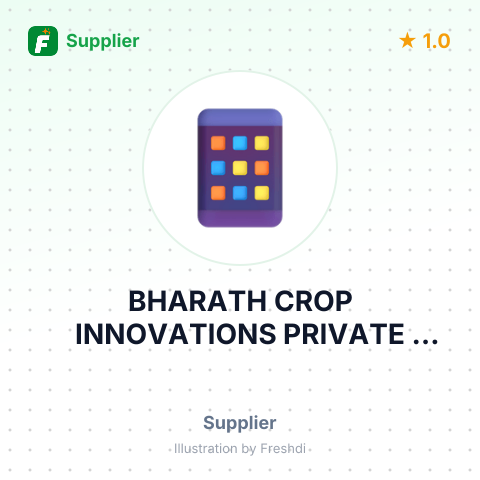 BHARATH CROP INNOVATIONS PRIVATE LIMITED – summary card, no photo uploaded yet