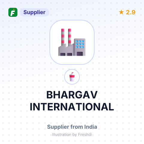 BHARGAV INTERNATIONAL – summary card, no photo uploaded yet