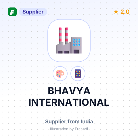 BHAVYA INTERNATIONAL – summary card, no photo uploaded yet