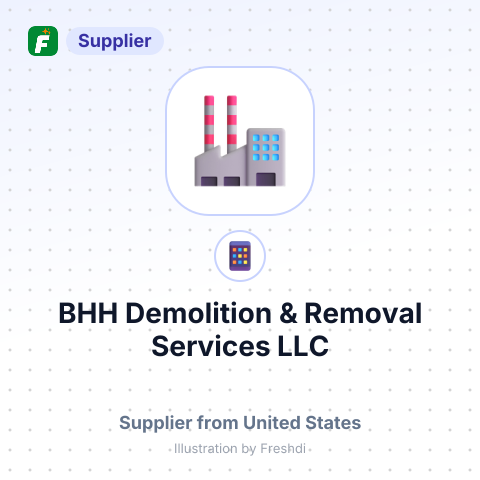 BHH Demolition & Removal Services LLC – summary card, no photo uploaded yet