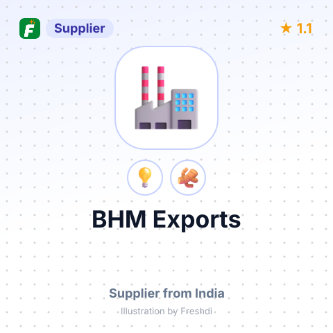 BHM Exports  – summary card, no photo uploaded yet