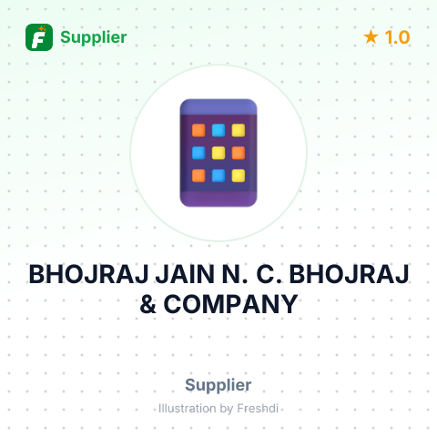 BHOJRAJ JAIN N. C. BHOJRAJ & COMPANY – summary card, no photo uploaded yet