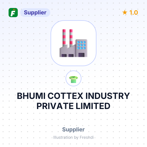 BHUMI COTTEX INDUSTRY PRIVATE LIMITED – summary card, no photo uploaded yet