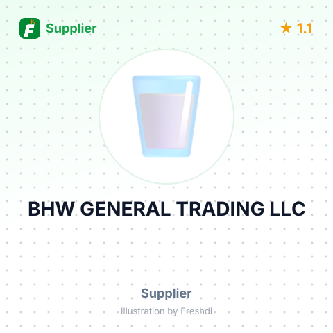 BHW GENERAL TRADING LLC – summary card, no photo uploaded yet