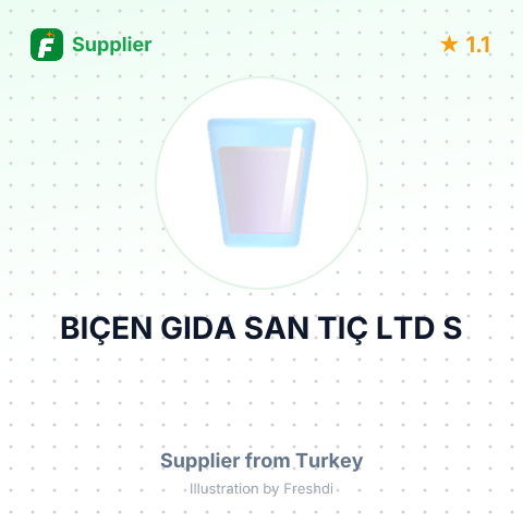 BIÇEN GIDA SAN TIÇ LTD S – summary card, no photo uploaded yet