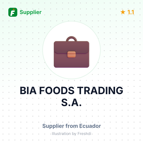BIA FOODS TRADING S.A. – summary card, no photo uploaded yet