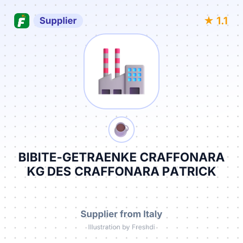 BIBITE-GETRAENKE CRAFFONARA KG DES CRAFFONARA PATRICK – summary card, no photo uploaded yet