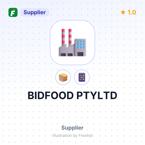BIDFOOD PTYLTD – summary card, no photo uploaded yet