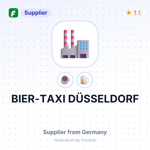 BIER-TAXI DÜSSELDORF – summary card, no photo uploaded yet