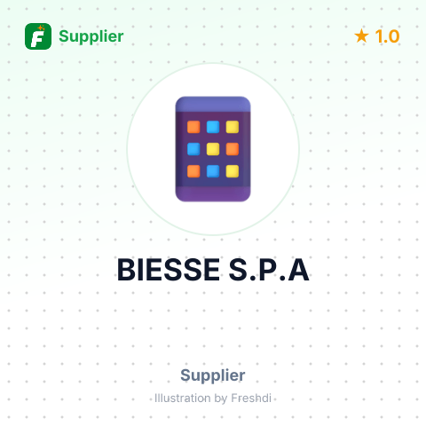 BIESSE S.P.A – summary card, no photo uploaded yet
