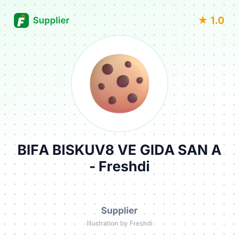 BIFA BISKUV8 VE GIDA SAN A – summary card, no photo uploaded yet