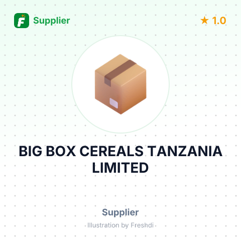 BIG BOX CEREALS TANZANIA LIMITED – summary card, no photo uploaded yet