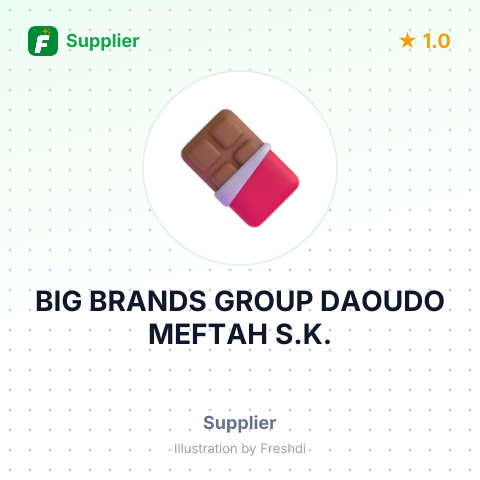 BIG BRANDS GROUP DAOUDO MEFTAH S.K. – summary card, no photo uploaded yet