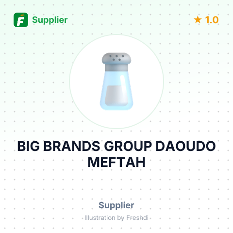 BIG BRANDS GROUP DAOUDO MEFTAH – summary card, no photo uploaded yet