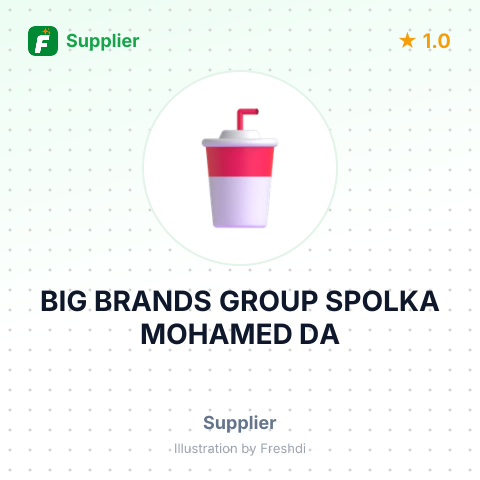 BIG BRANDS GROUP SPOLKA MOHAMED DA – summary card, no photo uploaded yet