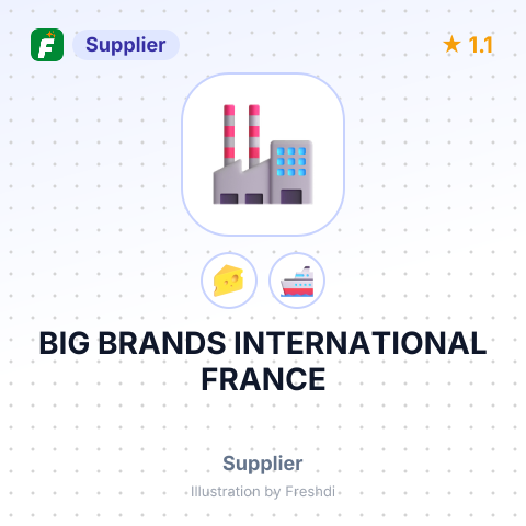 BIG BRANDS INTERNATIONAL FRANCE – summary card, no photo uploaded yet