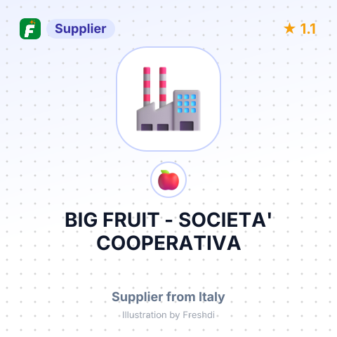 BIG FRUIT - SOCIETA' COOPERATIVA – summary card, no photo uploaded yet