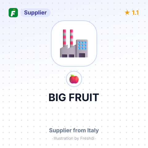 BIG FRUIT – summary card, no photo uploaded yet