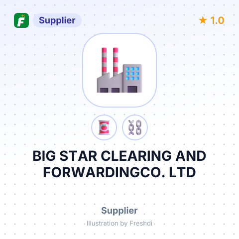 BIG STAR CLEARING AND FORWARDINGCO. LTD – summary card, no photo uploaded yet