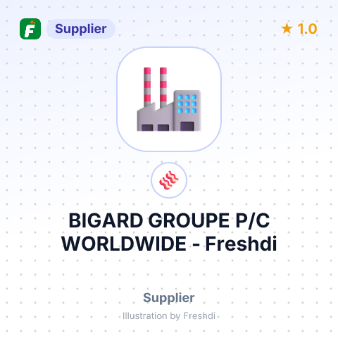 BIGARD GROUPE P/C WORLDWIDE – summary card, no photo uploaded yet