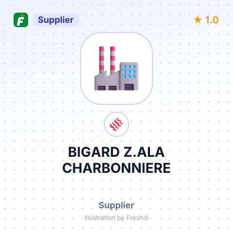 BIGARD Z.ALA CHARBONNIERE – summary card, no photo uploaded yet