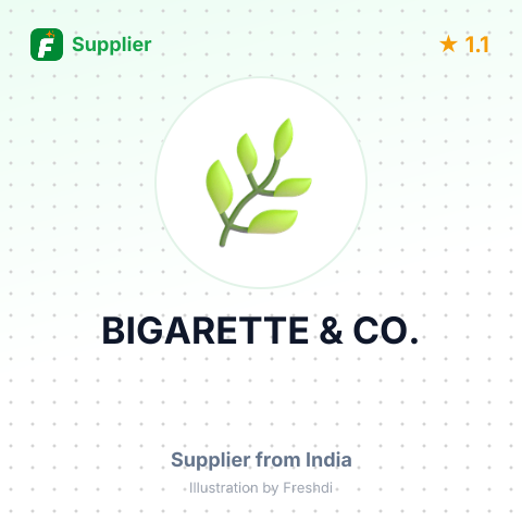 BIGARETTE & CO. – summary card, no photo uploaded yet