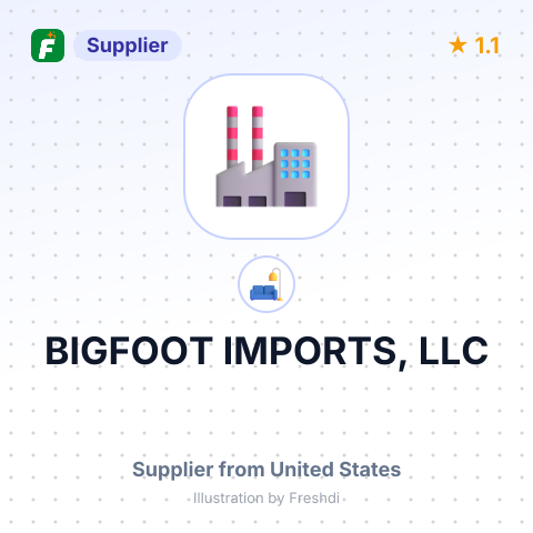 BIGFOOT IMPORTS, LLC – summary card, no photo uploaded yet