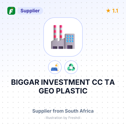 BIGGAR INVESTMENT CC TA GEO PLASTIC – summary card, no photo uploaded yet