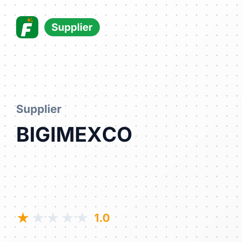 BIGIMEXCO – summary card, no photo uploaded yet
