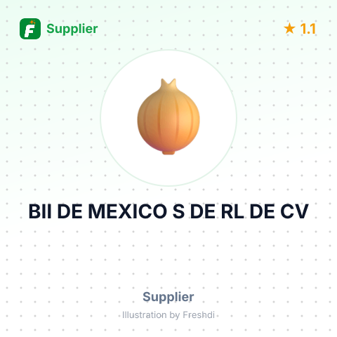BII DE MEXICO S DE RL DE CV – summary card, no photo uploaded yet