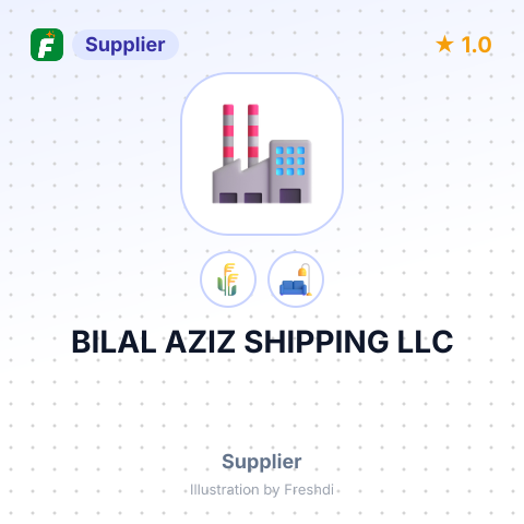 BILAL AZIZ SHIPPING LLC – summary card, no photo uploaded yet