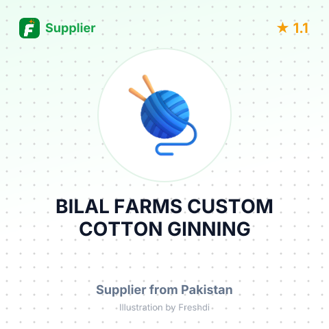BILAL FARMS CUSTOM COTTON GINNING – summary card, no photo uploaded yet