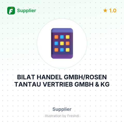 BILAT HANDEL GMBH/ROSEN TANTAU VERTRIEB GMBH & KG – summary card, no photo uploaded yet