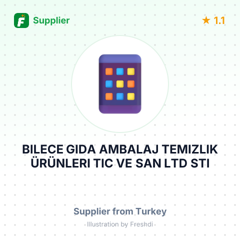 BILECE GIDA AMBALAJ TEMIZLIK ÜRÜNLERI TIC VE SAN LTD STI – summary card, no photo uploaded yet