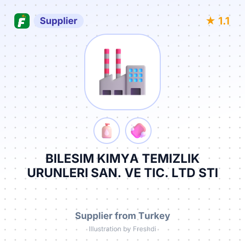 BILESIM KIMYA TEMIZLIK URUNLERI SAN. VE TIC. LTD STI – summary card, no photo uploaded yet