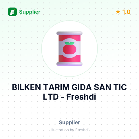BILKEN TARIM GIDA SAN TIC LTD – summary card, no photo uploaded yet