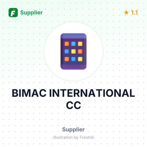 BIMAC INTERNATIONAL CC – summary card, no photo uploaded yet