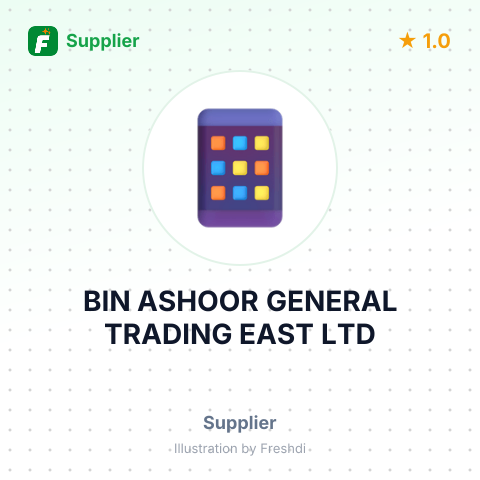 BIN ASHOOR GENERAL TRADING EAST LTD – summary card, no photo uploaded yet
