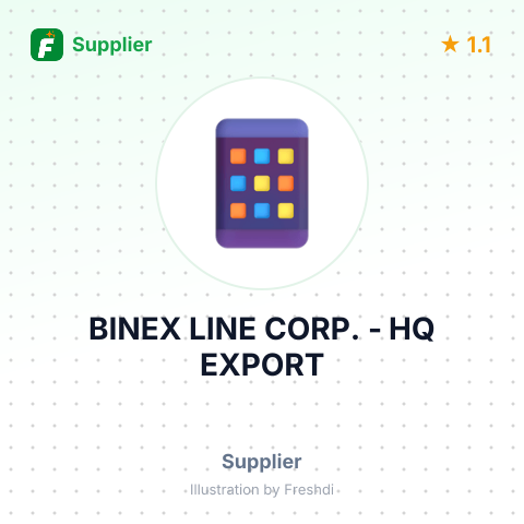BINEX LINE CORP. - HQ EXPORT – summary card, no photo uploaded yet