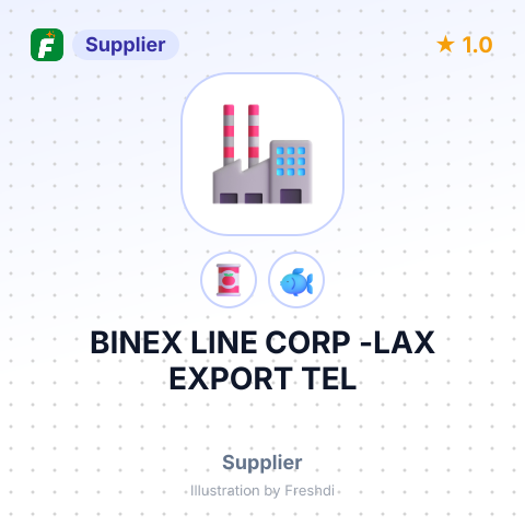 BINEX LINE CORP -LAX EXPORT TEL – summary card, no photo uploaded yet
