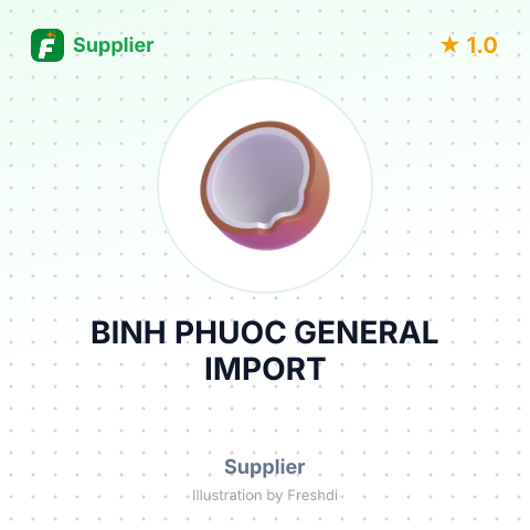 BINH PHUOC GENERAL IMPORT – summary card, no photo uploaded yet